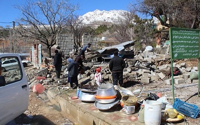 حمایت ستاد اجرایی فرمان امام خمینی (ره) از مناطق زلزله زده شهرستان دنا
