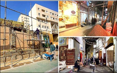 آغاز عملیات اجرایی احیاء و مرمت بازار فرش توسط شهرداری منطقه ثامن