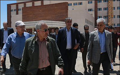 بازدید وزیر راه و شهرسازی از پروژه بازآفرینی شهری تربت‌حیدریه