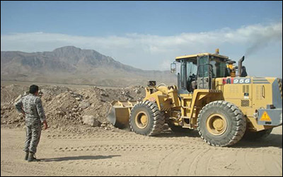 رفع تصرف ۱۵۰۰ مترمربع از اراضی دولتی در زاهدان