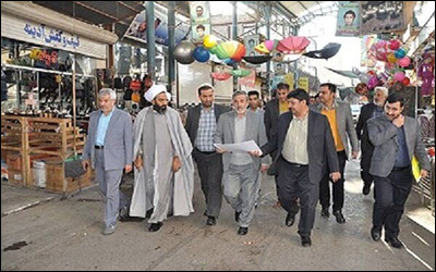 بازدید مدیرعامل شرکت بازآفرینی شهری ایران از پروژه‌های بازآفرینی بافت تاریخی و فرسوده خمینی شهر