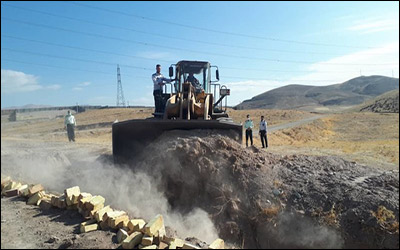 رفع تعرض از ۶۳ هزار و ۴۵۵ متر مربع اراضی دولتی در استان قزوین