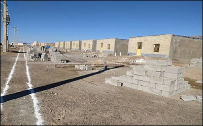 پیشرفت فیزیکی ۵۰ درصدی طرح‌ نهضت ملی مسکن شهرستان مهرستان