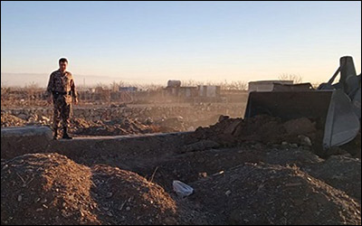 رفع تصرف ۵۰۰ متر مربع از اراضی دولتی شهرستان طرقبه شاندیز به ارزش ۱۰ میلیارد ریال