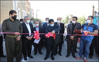 افتتاح سه پروژه بازآفرینی شهری در استان کردستان