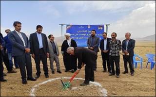 کلنگ‌ آماده سازی طرح نهضت ملی مسکن و جوانی جمعیت در شهر وردنجان زده شد