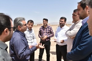 بازدید مسئولان عمرانی استان سمنان از اراضی نهضت ملی مسکن شهرستان دامغان