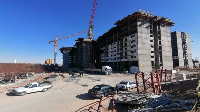 بازدید گروه نظارت عالیه اداره کل راه و شهرسازی استان مرکزی از پروژه نهضت ملی مسکن شهر اراک