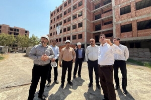 بازدید میدانی مدیران استانی از پروژه ۲۲۰ واحدی نهضت ملی مسکن زیتون گرگان