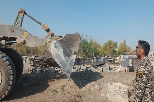 بیش از ۷۴۲ هزار متر مربع از اراضی ملی در خوزستان رفع تصرف شد