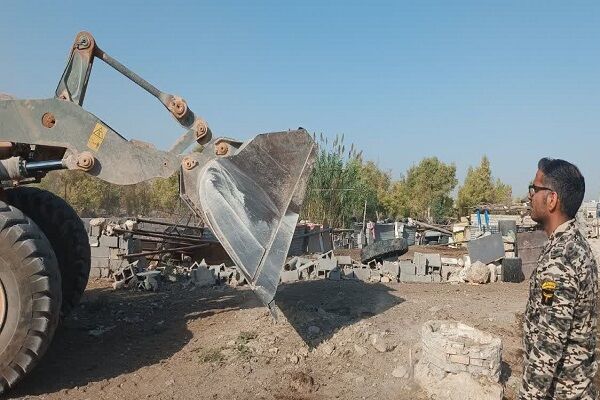 بیش از ۷۴۲ هزار متر مربع از اراضی ملی در خوزستان رفع تصرف شد