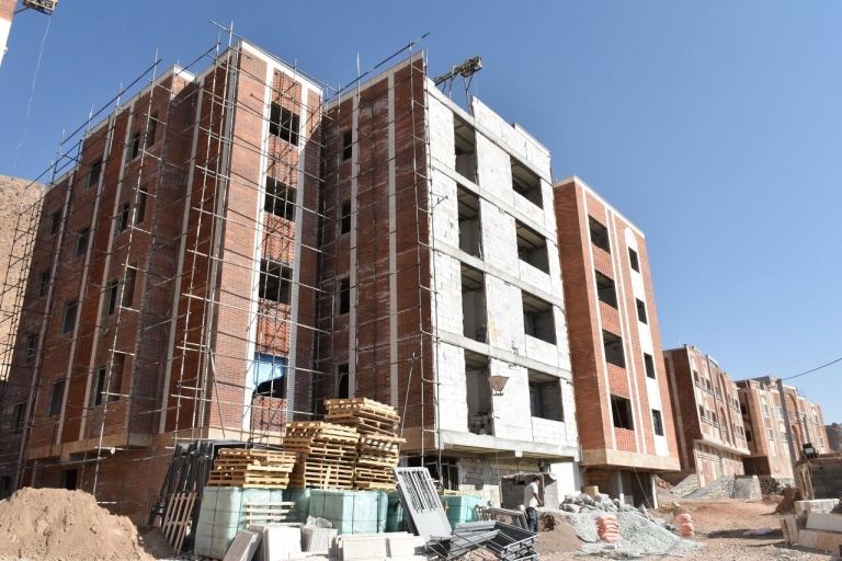 پیشرفت ۷۵ درصدی پروژه ۱۳۸ واحدی مهدیشهر استان سمنان