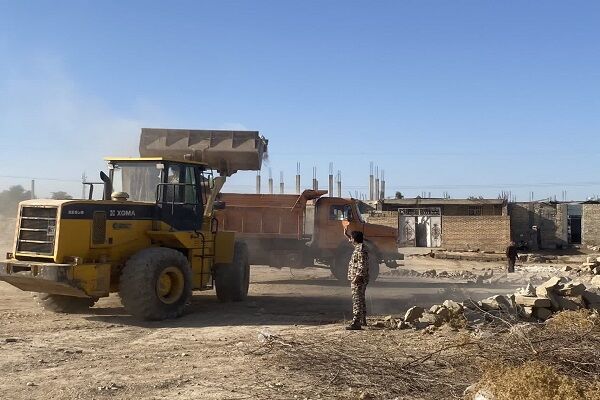 رفع تصرف فوری اراضی ملی در آبادان به میزان بیش از ۱۰ هزار متر مربع