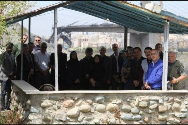 بازدید گروه تخصصی مرکز تحقیقات راه، مسکن و شهرسازی از پل B-۱ کرج