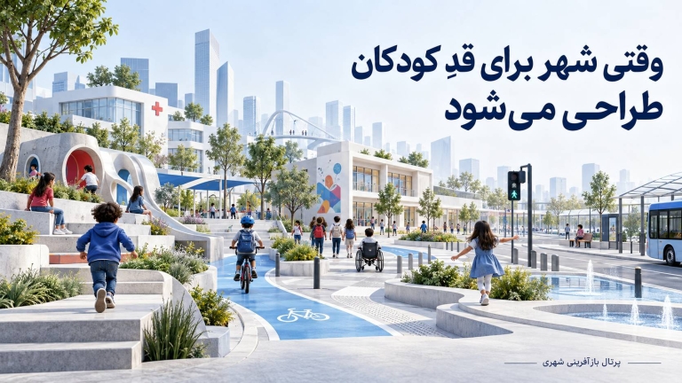 وقتی شهر برای قدِ کودکان طراحی می‌شود
